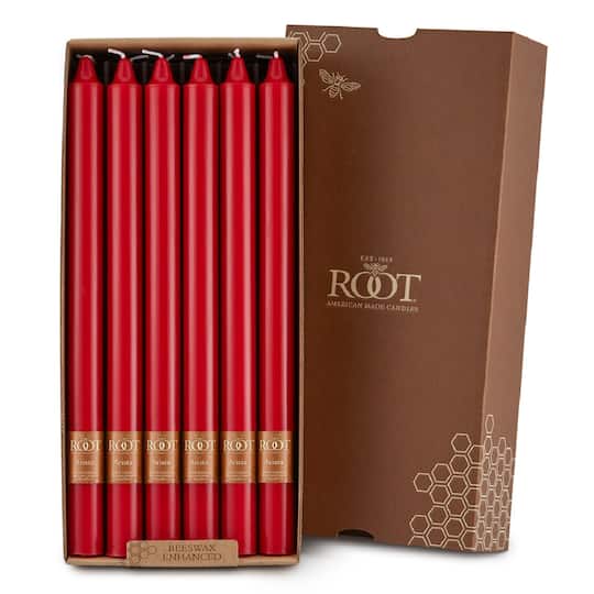 Root Candles Arista™ 12" Smooth Taper Candles
